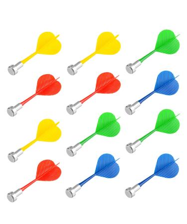 Yalis Magnetic Darts, Replacement Plastic Dart Game Safety Darts 4 Colors
