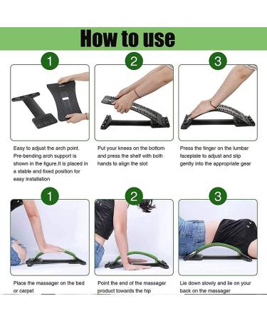 Back Extension & Massage - Relieve Back Pain with Our Back Stretcher & Trainer | Global Shipping Available - Buy Online on GoSupps.com
