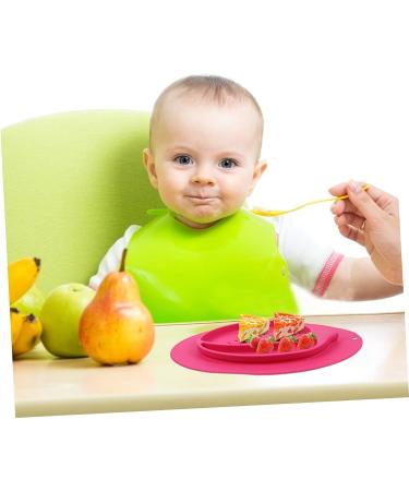 TOYANDONA Silicone Whale Plate - Child Red Toddler Board 31.5x23.5cm | Suction Bowl & Food Container - Buy Online on GoSupps.com