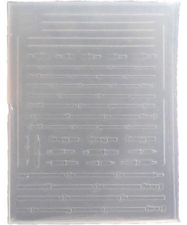 MCAORI 3D Nail Art Mold with Variety of Patterns Template Carving Sticker Stencil Tools Moulds for Nail Enthusiasts and Salons - Buy Online on GoSupps.com