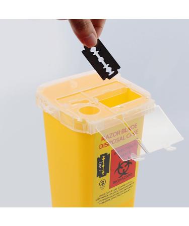 Minkissy Plastic Container for Korean Continuous Wave Blade - Secure Storage & Travel Dispenser for Disposable Razors - Relaxation Case in Safety Yellow - Buy Online on GoSupps.com