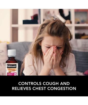 Children's Robitussin Honey Cough & Chest Congestion DM and Nighttime Cough DM Variety Pack - 4 Fl Oz Bottles (Pack of 2) - Buy Online on GoSupps.com