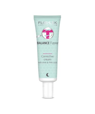 FLOSLEK Correcting Night Face Cream with AHA and PHA Acids 50 ml Mixed Skin Care with Imperfections Perfect for Ages Manufactured in EU Face night cream