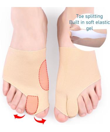 Buy Bunion Sleeve - Soft Silicone Pad & Breathable Bunion Brace | Hallux Rigidus Separator for Comfortable Sleep - Buy Online on GoSupps.com