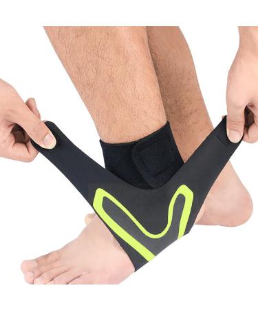 Coogime 2 pieces of Plantar fasciitis Foot wraps ankle bandage football flexible Ankle Brace Plantar fasciitis Bandage Plantar fasciitis Bandage Breatatable Ankle Brace (Green M (EU: 39-41)) M (EU: 39-41) Green