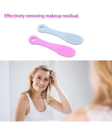 2pcs Silicone Face Scrubber Deep Pore Cleansing Blackhead Remaining Makeup Removal Skin Friendly Skin Cleaner for Beauty - Buy Online on GoSupps.com
