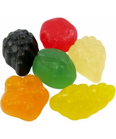 Kingsway Fruit Salad Gums Fruit Flavour Gummy Sweet Candy Buffet Pick n Mix 500g - Buy Online on GoSupps.com