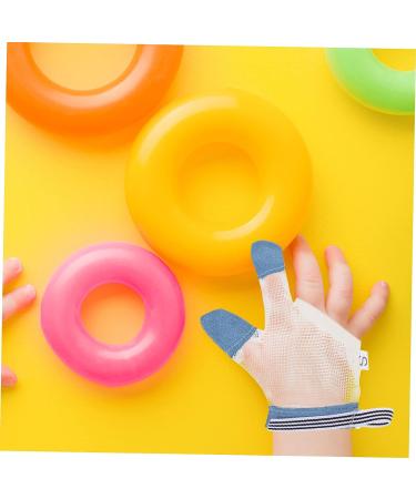 AOKWAWALIY Baby Mittens 2 Pairs Ring Biting Gloves Thumb Protector Kids Teething Mittens Finger Sucking Guard Correction Net Breathable Baby Kids Gloves - Buy Online on GoSupps.com