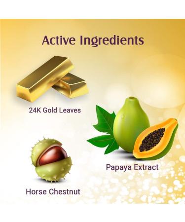 Lotus Herbals Radiant Gold Facial Kit for instant glow with 24K Pure Gold & Papaya 170g (Multi Use) - Buy Online on GoSupps.com