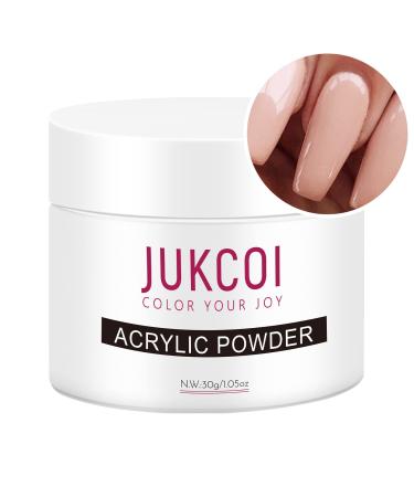 Jukcoi Acrylic Powder, Pink, White, Clear, Milky White, Red, Black, Nude 7 colors Monomer Acrylic Powder Nail Powder Professional Polymer for Acrylic Nails Extension, French 3D Manicure Long-Lasting No Need Nail Lamp (1.05oz (30g), Nude) 1.05 Ounce (30g) 