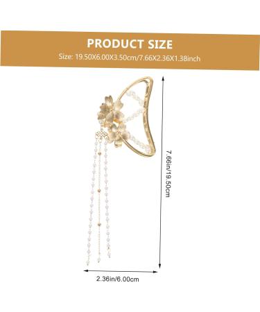 FRCOLOR Styling Hair Clips hairpin Large for Thick Grip barrette clamp metal for women celluloid french design barrettes Zinc alloy printing woman Metal Hair Claw - Buy Online on GoSupps.com