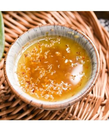 8.81oz/250g Sweet Osmanthus Flower Jam Seasoning Sauce sugar Osmanthus Osmanthus Blended with Honey Osmanthus Petal Jam for Dessert Chinese Specialties (1 can) - Buy Online on GoSupps.com
