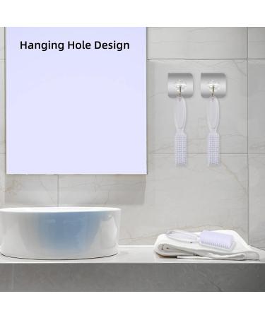 Yebeauty Nail Brush Fingernail Cleaner 4 Pack - Hand and Toe Scrubbing Pedicure Brush Set - Plastic Nail Scrubber for Hand and Foot Care - Buy Online on GoSupps.com