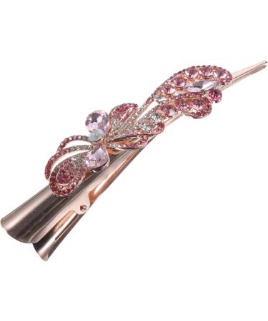 Beaupretty rhinestone hair clip bridal hair clip red hair clip crystal hair clips rhinestone barrettes flat hair clip rhinestone hair barrette Korean version Metal bride hair Crystal - Buy Online on GoSupps.com