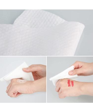 Tahoe Trails Disposable Face Towel 80 Count - Soft Dry Wipes for Sensitive Skin - Makeup Removing & Surface Cleaning - Lint Free, Cotton Facial Tissue - 5.91*7.87inch - Buy Online on GoSupps.com