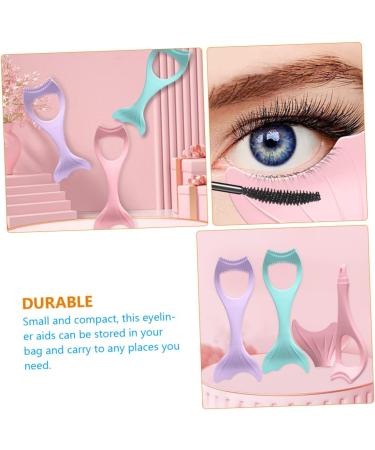Angoily Silicone Gel Aid Up Wing Makeup Multi-function Miss Mermaid Shape Silica Applicator Winged Guard 15X5.7CM Pink - Buy Online on GoSupps.com