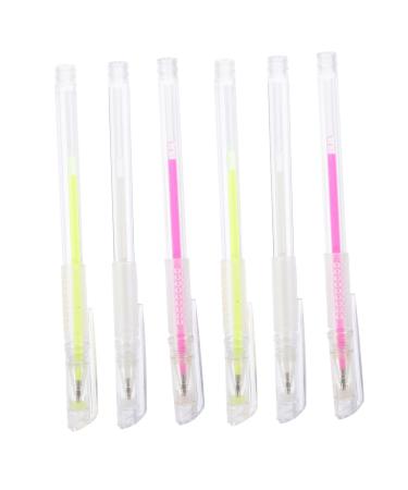 Beatifufu 6pcs Eyebrow Marker Pen Brow Mapping Pen Position Marker Eyebrow Position Pen Portable Drawing Pen