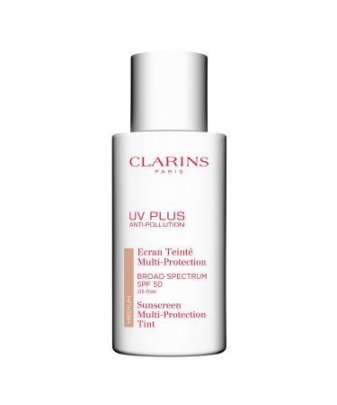 Clarins NEW UV Plus Anti-Pollution Broad Spectrum SPF 50 Tinted Face Sunscreen Medium