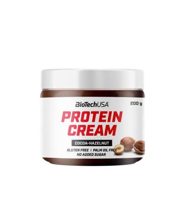 BioTechUSA Protein Cream Proteinrich Cocoa Hazelnut Spread Gluten Free Palm oil free 200 g Cocoahazelnut