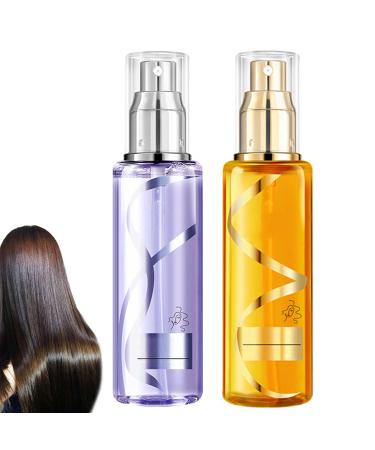 Long-Lasting Lightweight Hair Soft Essential Oil Spray Fluffy Volumizing Hair Spray Hair Care Essential Oil Long Lasting Refreshing Spray Protein Smoothing Spray For All Hair Types (mix)