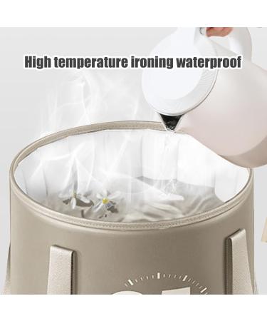 Collapsible Foot Bath with Zippered Lid Portable Foot Soaking Bucket Heat Retaining Non-slip Foot Bath Tub for Home Outdoor Grey Collapsible Foot Bath - Buy Online on GoSupps.com