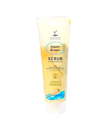 Ischia Sorgente di Bellezza ISB - "Sea Flavor" Scrub Cleansing Soap with Thermal Mud 250ml Organic Aloe and Thermal Water from the Island of Ischia