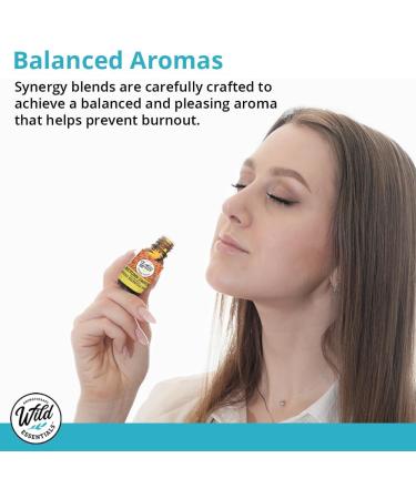 Wild Essentials Focus 100% Pure Essential Oil Synergy Blend - 10ml Therapeutic Grade for Mental Clarity Study & Work - USA Made - Buy Online on GoSupps.com