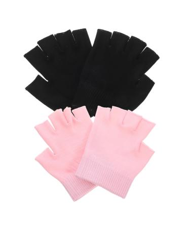 MERRYHAPY 2 Pairs Gel Gloves Moisturizing Gloves Salon Caring Gloves Hand Gloves Moisturizing Overnight Gloves for Dry Hand Moisturizing Hand Covers Hand Skin Care Supplies Hand Spa Gloves