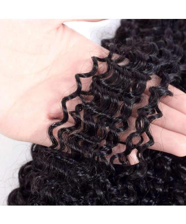 Ur Beautiful 8A Brazilian Curly Hair Bundles - 100% Remy Virgin Human Hair (16 18 20 Inch) - Kinky Curly Natural Black 300g - Buy Online on GoSupps.com