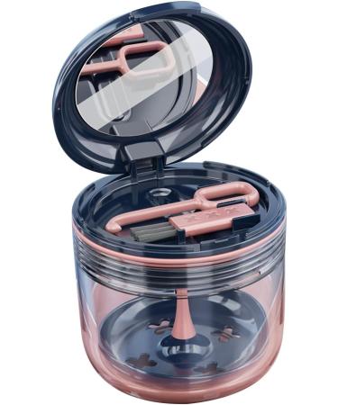 KUFOO Aligner Etui | Dustproof Prosthesis Case PP | Excellent Sealing & Protection | Jewelry Blue with Brush - Perfect for Outdoor Use - Buy Online on GoSupps.com