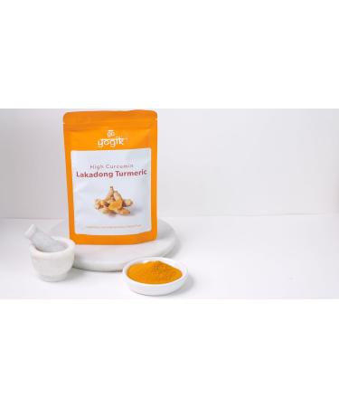 Go-Yogik Lakadong Turmeric Powder 450g | High Curcumin 9% | Lab Tested | Traditionally Grown | Cooking Spice | Direct from India | Vegan | Gluten-Free - Buy Online on GoSupps.com