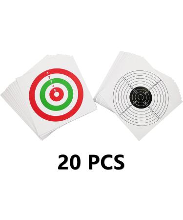 Atflbox BB Trap Target with 20pcs Paper Targets - Resetting Shooting Target for Airsoft, Pellet, and BB Guns - Buy Online on GoSupps.com