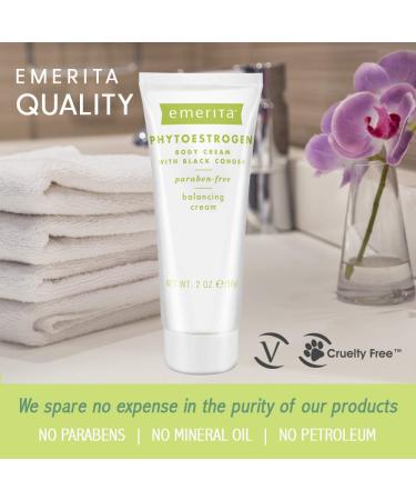 Emerita Phytoestrogen Body Cream 2 oz - Hormonal Balance & Moisturizing | Shop Internationally - Buy Online on GoSupps.com