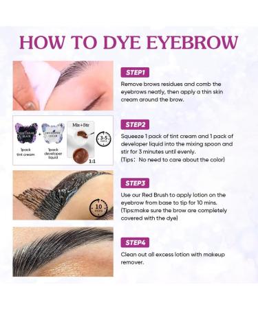 PERMANIA Lash Tint Kit - Professional Black Eyelash Dye for Newbies & Pros | Lasts 4 Weeks Includes Silicone Eye Patches - International Shipping Available - Buy Online on GoSupps.com