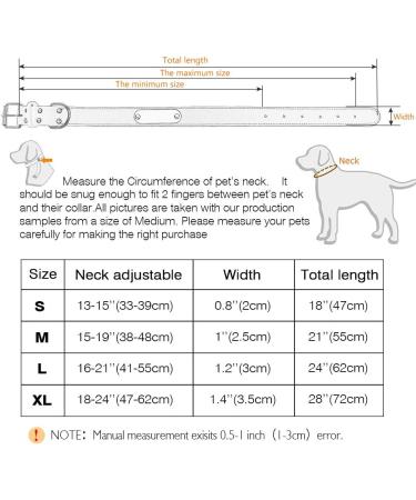 Tagme Personalized Leather Dog Collar - Engraved Name & Phone Number for Medium & Large Dogs - Black L (1 Pack) - Buy Online on GoSupps.com