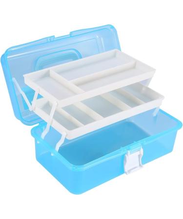 Multifunctional Nail Art Storage Case | 3-in-1 Makeup & Manicure Organizer Small Cosmetic Tools Container - Buy Online on GoSupps.com