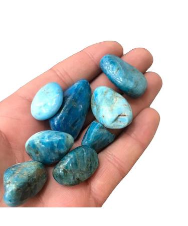 100g Rough Natural Crystal Quartz Gravel Stone Polished raw Blue Apatite Quartz Tumbled Gemstone for Ornaments Gifts Natural Stones and Minerals