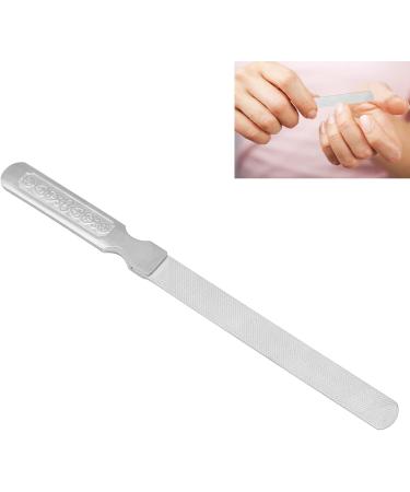 MISNODE Nail File Stainless Steel Double Sided Nail File Metal File Buffer Fingernails Toenails Manicure Pedicure Tools for Salon Home - Buy Online on GoSupps.com