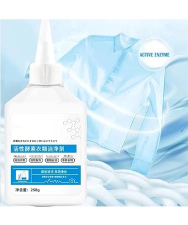 Active Enzymes for Clothes Cleaning Garment Stubborn Stain Cleaner Oil Remover Bio-Enzyme Degreasing Agent (2pcs) - Buy Online on GoSupps.com