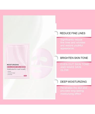 Pink Collagen Jelly Gel Mask Korean Organic Collagen Face Mask Collagen Face Mask Korean Collagen Mask Korean Collagen Face Mask Pore Care Firming Moisturizing Korean Skincare (6pc) - Buy Online on GoSupps.com