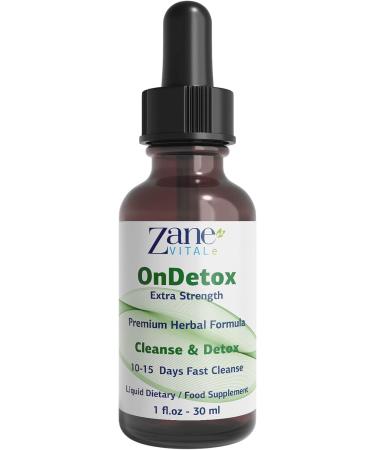Zane OnDetox Liver Cleanse & Kidney Support | Fast 15-Day Detox & Repair Supplement with Milk Thistle & Artichoke | Vegan & Non-GMO | Gluten-Free | 1 Fl Oz - Buy Online on GoSupps.com