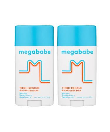 Megababe Thigh Rescue Anti-Chafe Stick 2.12oz - 2 Pack