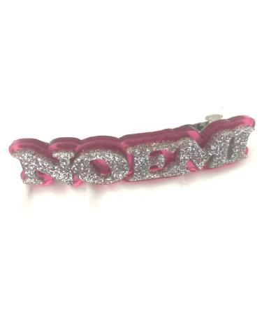 Personalized Diamond Look Name Barrette - Custom Hair Accessory | Made To Order Hair Clip for a Stunning Look - Buy Online on GoSupps.com