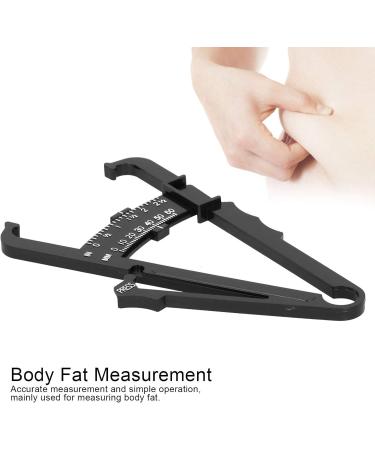 Black Plastic Body Fat Caliper Unisex Skinfold Body Caliper Body Device For Accurately Measuring Monitoring For Body Fat(Centimeter) - Buy Online on GoSupps.com