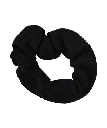 Set of 3 Black Cotton Small Scrunchies Hair Bobbles for Women - Buy Online on GoSupps.com