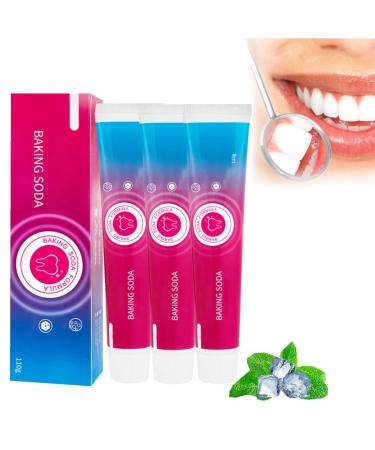 Baking Soda Toothpaste for Oral Care, New Baking Soda Toothpaste 2024, Baking Soda Whitening Toothpaste (3 Pcs)