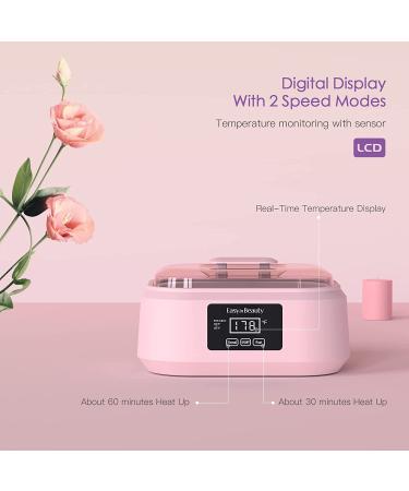 EasyinBeauty Paraffin Wax Machine Kit for Hands and Feet - 6 Pack Rose Wax, Hot Wax Therapy Spa - 3000ml Large Capacity Pot - Great Spa Gift (Pink) - Buy Online on GoSupps.com