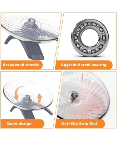 Silent Hamster Wheel Hamster Flying Saucer Plastic Running Wheel Playing Toy Hamster Exercise Sports Wheel Cage Decoration for Gerbils Squirrels Guinea Pig Syrian Small Animals Pets - Buy Online on GoSupps.com