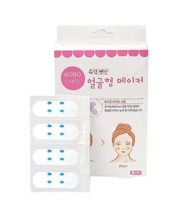 Invisible Facial Lifting Tape - Instant V-Shaped Face Lift for Wrinkles & Jowls | 100 Patches for Tightening Smile Lines & Neck Wrinkles - Buy Online on GoSupps.com
