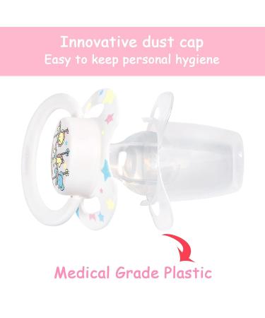 LittleForBig Large Shield Pacifier Generation II - Adult Size White Little Circus Carousel Pattern | Shop Now for International Shipping - Buy Online on GoSupps.com